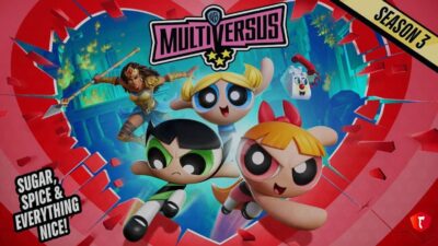 Powerpuff Girl jumping into action for MultiVersus Season 3